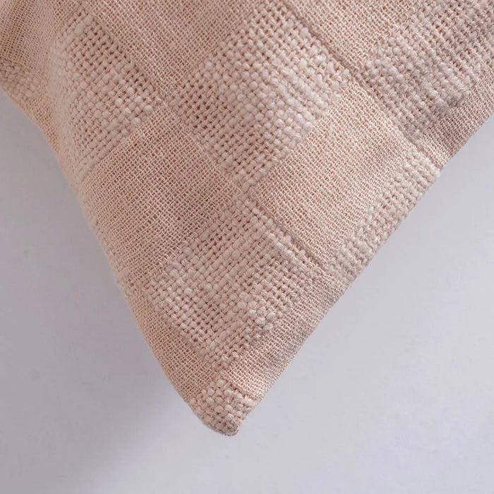 Gleam Dyed Woven Cushion Cover - Peach - 45x45 cm