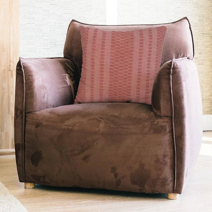 Gleam Dyed Open Weave Cushion Cover - Rose - 45x45 cm