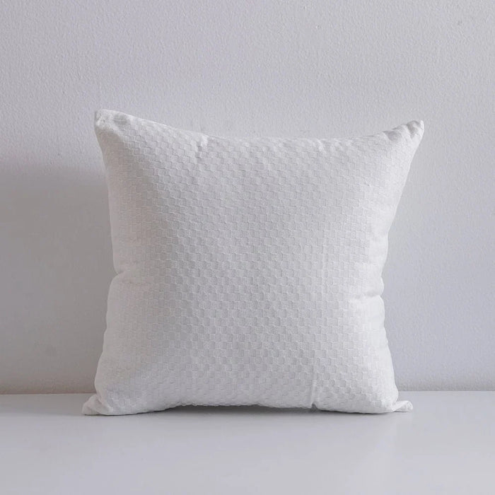 Gleam Solid Cushion Cover - White - 45x45 cmÊ