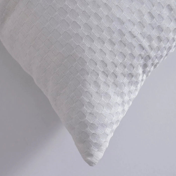 Gleam Solid Cushion Cover - White - 45x45 cmÊ