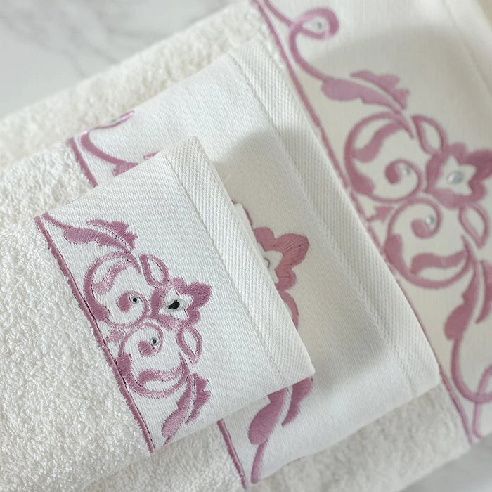 Ss25-Eleganza Naomi 3Pcs Towel Set 30X5Cm,50X90Cm,70X140Cm Cream