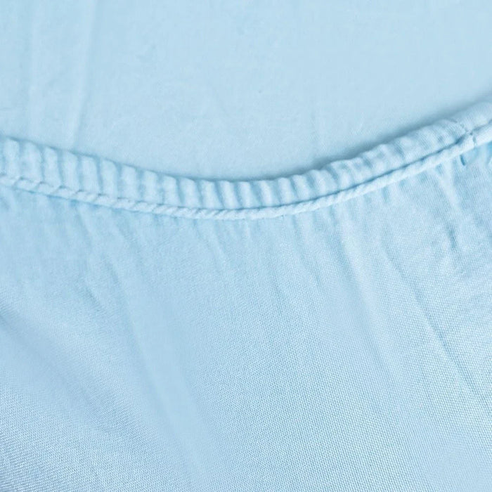 SS25-Arctic Cool 3Pcs King Fitted Sheet Set Blue 180X200+30 Cm