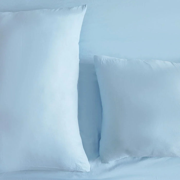 SS25-Arctic Cool 3Pcs King Fitted Sheet Set Blue 180X200+30 Cm