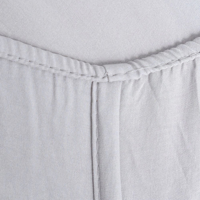 SS25-Arctic Cool 3Pcs King Fitted Sheet Set Grey 180X200+30 Cm