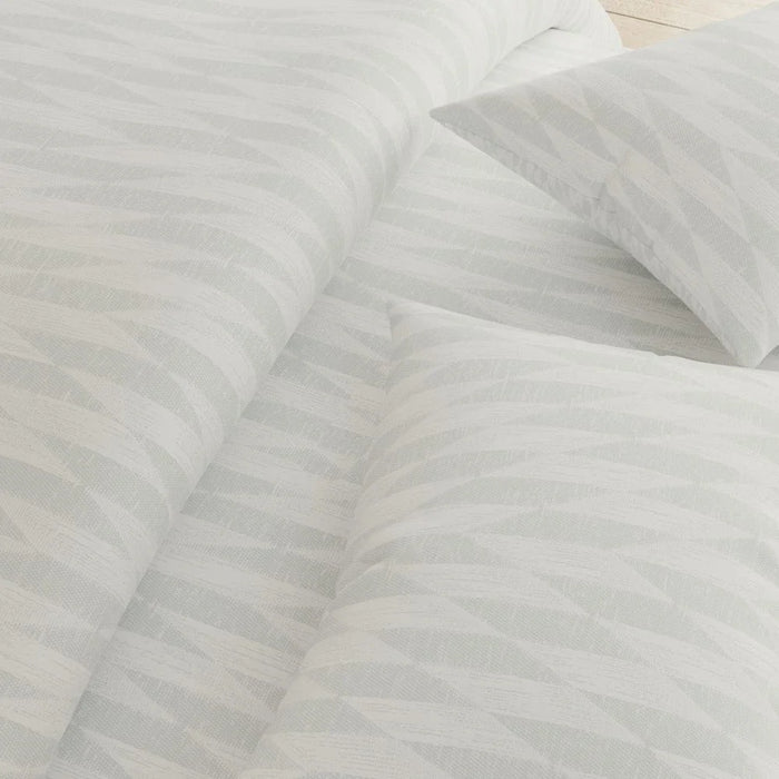 Aw25 Oxford Reverie Mk6075 Jacquard King Comforter S/7 -240X260-White 7Pcs