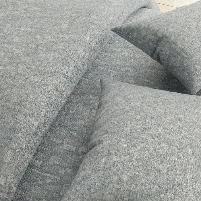 Aw25 Oxford Reverie Dj9884 Jacquard Super King Comforter S/7-260X260-Pearl Blue 7Pcs