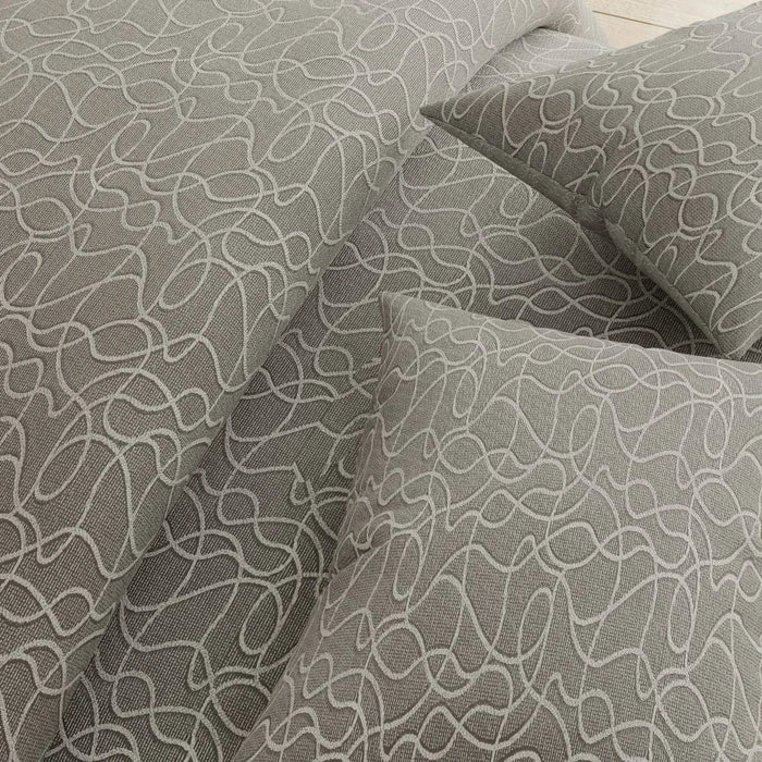 Aw25 Oxford Reverie Dj10557 Jacquard Super King Comforter S/7-260X260-Grey 7Pcs