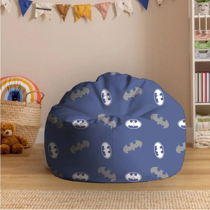 Batman Poly Cotton Printed Bean Bag - 50x80 cm