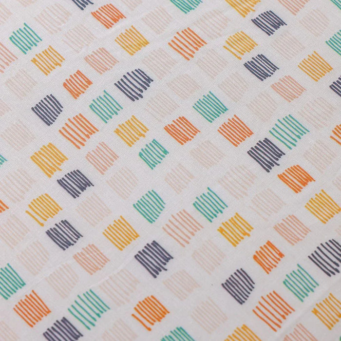 Dreamz Poppy Cotton Digital Printed Fitted Sheet With 1 Pillow Case-90x200+25 cm