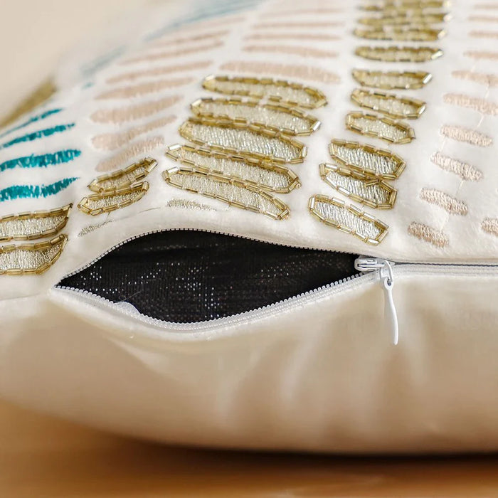 Majestic Embellished Cushion Cover - Multicolor -  45x45 cm