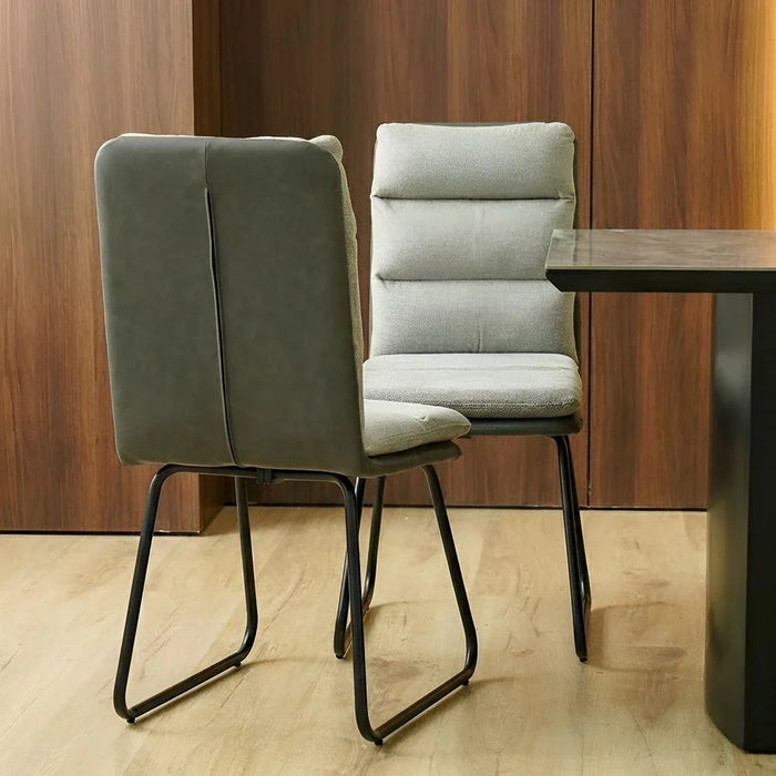 Arseni 1+6 Dining Set-Grey Sintered Stone