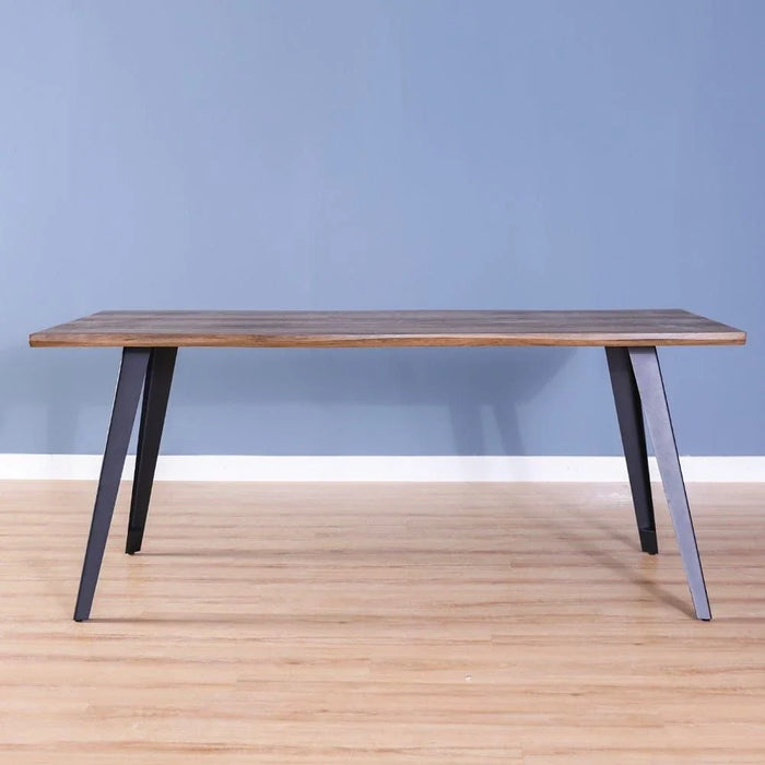 Gideon 6 Seater Dining Table-Natural Oak/Brown