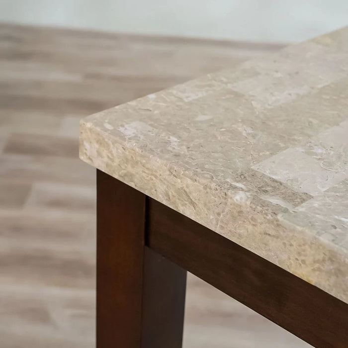 Brody 4 Seater Counter Height Dining Table-Beige
