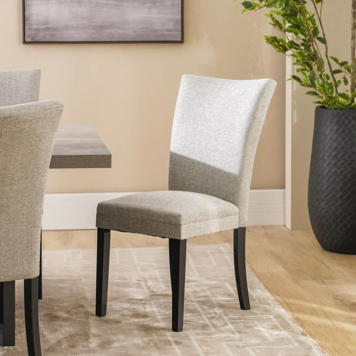 Pletora 1 + 8-Seater Dining Set-Cement Grey/Dark Oak-With 2-Year Warranty