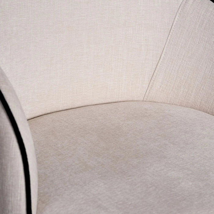 AlLayal 1+10 Marble Dining Set-White/Brushed Gold/Beige