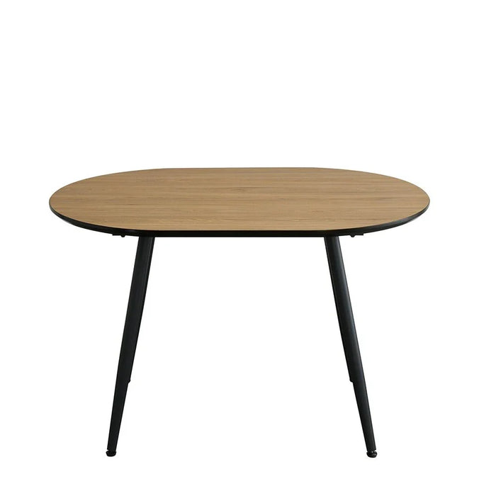 Santiago 4-Seater Dining Table - Brown/Black - With 2-Year Warranty