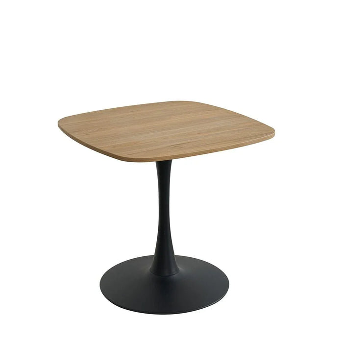 Agata 2-Seater Dining Table - Brown/Black - With 2-Year Warranty