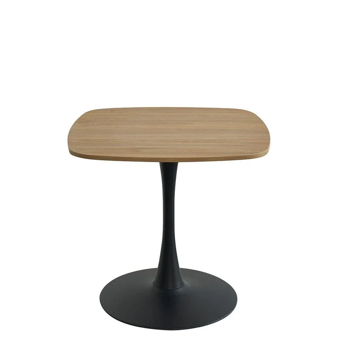 Agata 2-Seater Dining Table - Brown/Black - With 2-Year Warranty