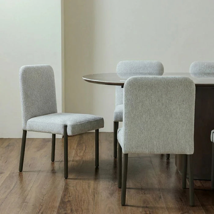 Terrakai 1+8-Seater Stone Top Dining Set - Brown Pattern/Bronze - With 3-Year Warranty