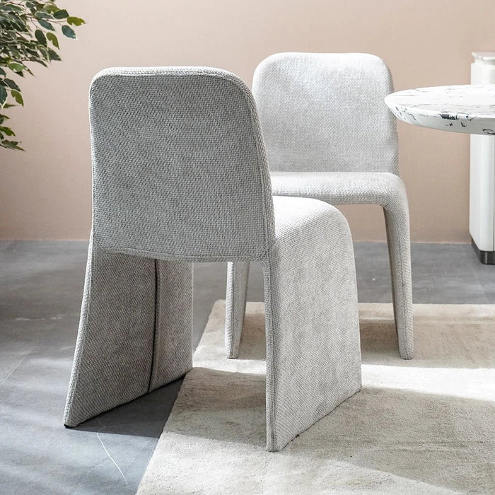 Akira 1+8-Seater Stone Top Dining Set - White/Grey - With 2-Year Warranty