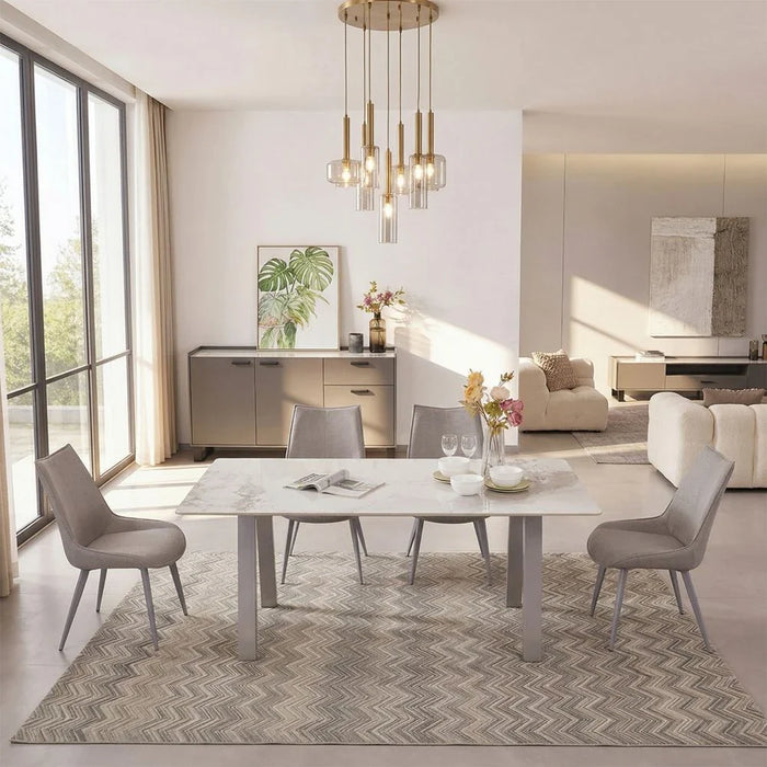 Wellington Wide Dining Table Legs Set Of 2-Silver
