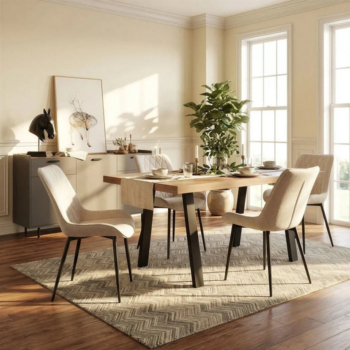Wellington 6-Seater Modular Dining Table Top - Walnut