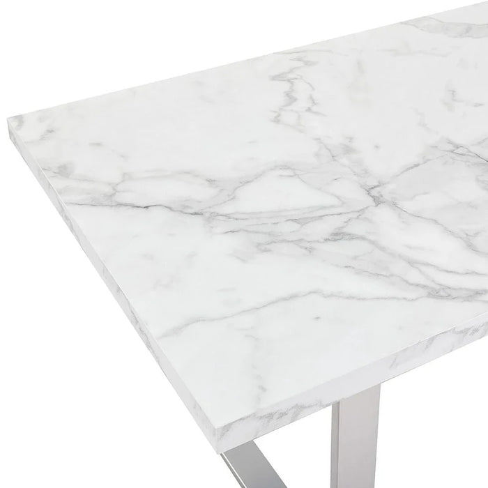 Wellington 6-Seater Modular Dining Table Top - White Marble