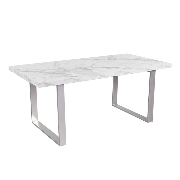 Wellington 6-Seater Modular Dining Table Top - White Marble