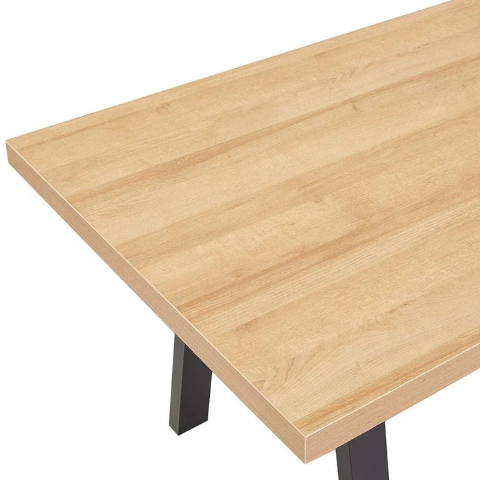 Wellington 6-Seater Modular Dining Tabletop - Light Oak - With 2-Year Warranty