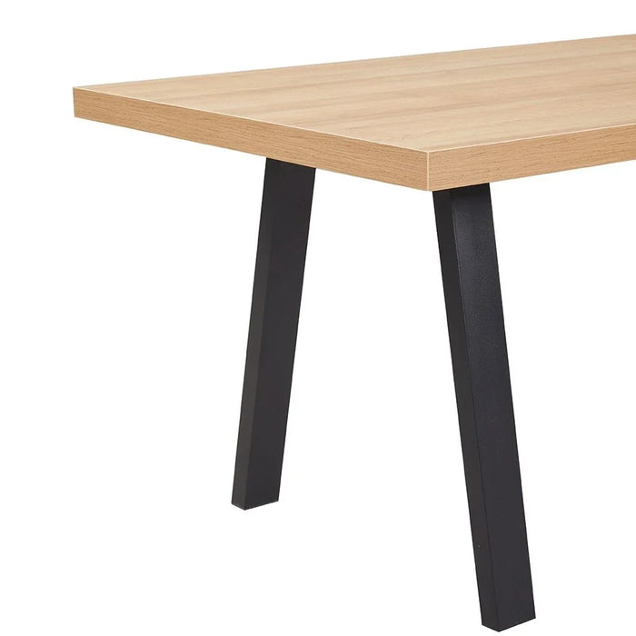 Wellington 6-Seater Modular Dining Tabletop - Light Oak - With 2-Year Warranty