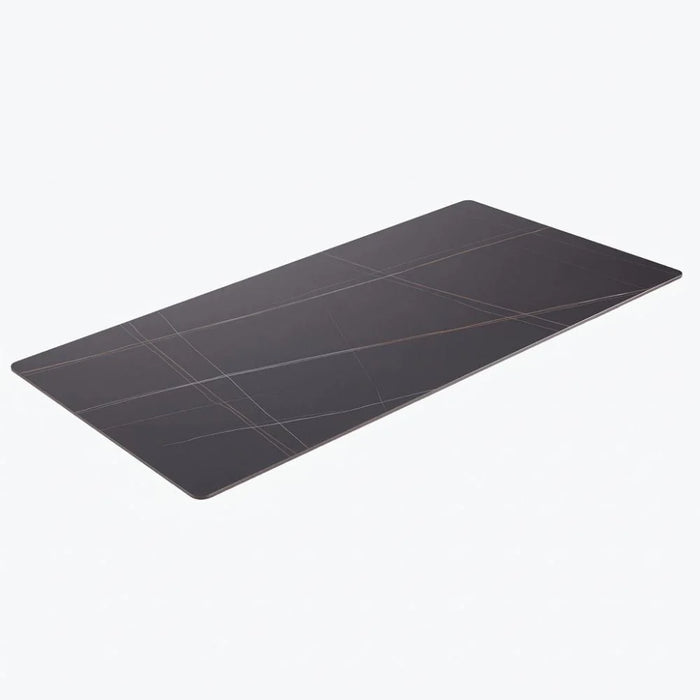 Wellington 6-Seater Modular Dining Sintered Stone Tabletop - Black Pattern - With 2-Year Warranty