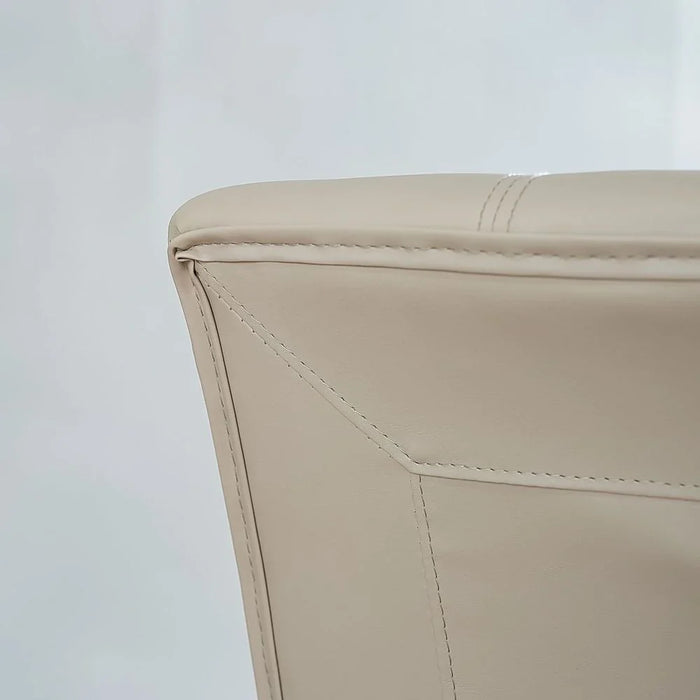 Brody Dining Chair Set of 2-Beige/Dark Walnut
