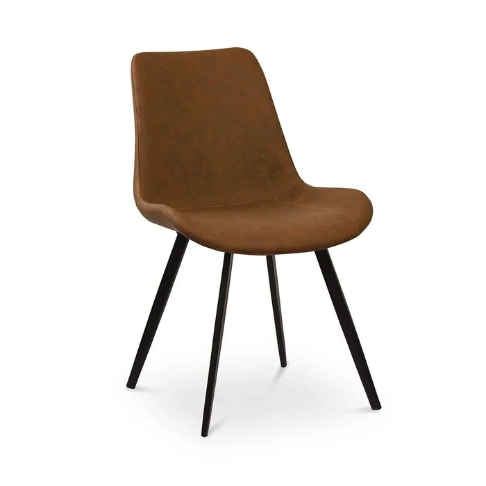 Calus Dining Chair - Set of 2 - Brown - With 2-Year Warranty