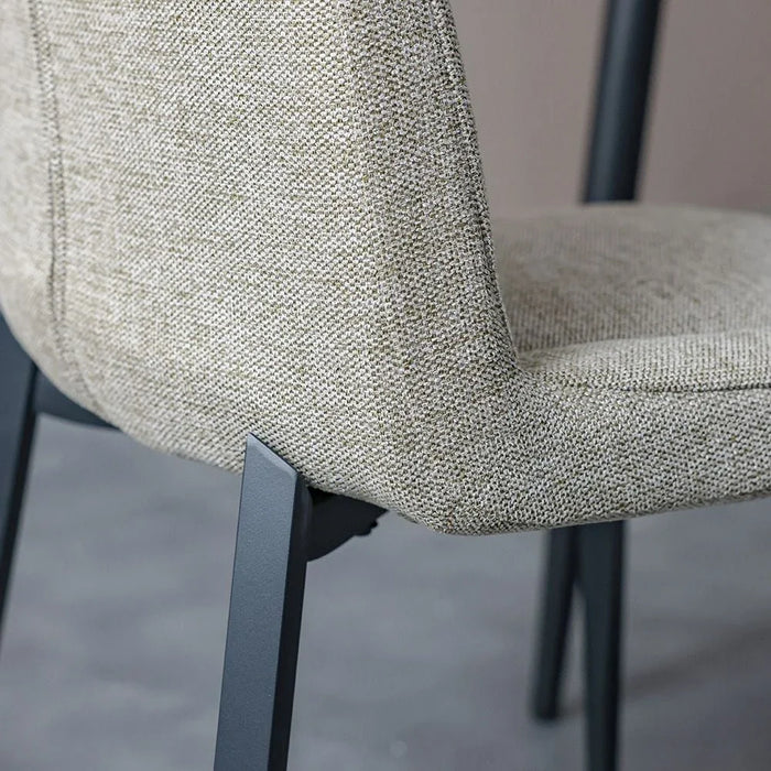 Calus Dining Chair-Set of 2-Light Brown-With 2-Year Warranty