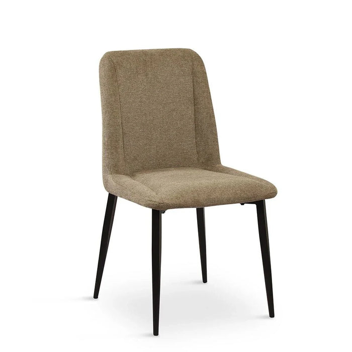 Calus Dining Chair-Set of 2-Light Brown-With 2-Year Warranty