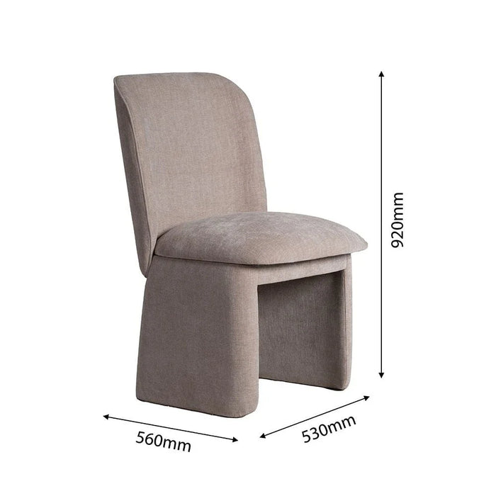 Alhamra Dining Chair-Beige