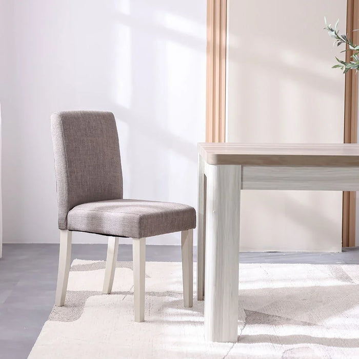 Olivos Dining Chair - Set of 2 - Grey/Oak - With 2-Year Warranty