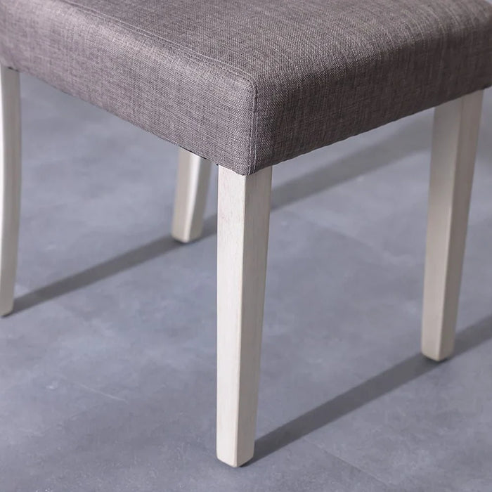 Olivos Dining Chair - Set of 2 - Grey/Oak - With 2-Year Warranty