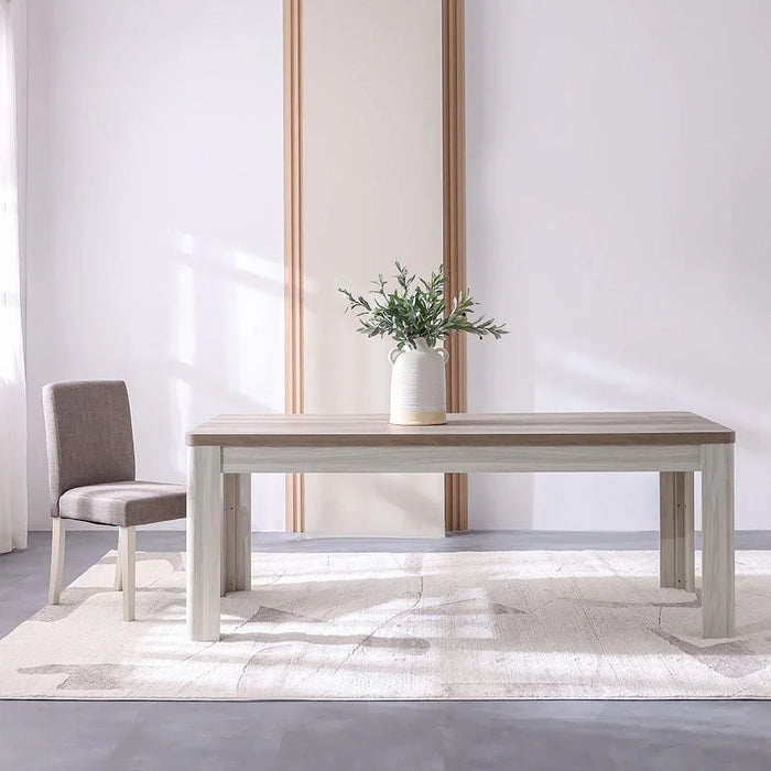 Olivos Dining Chair - Set of 2 - Grey/Oak - With 2-Year Warranty