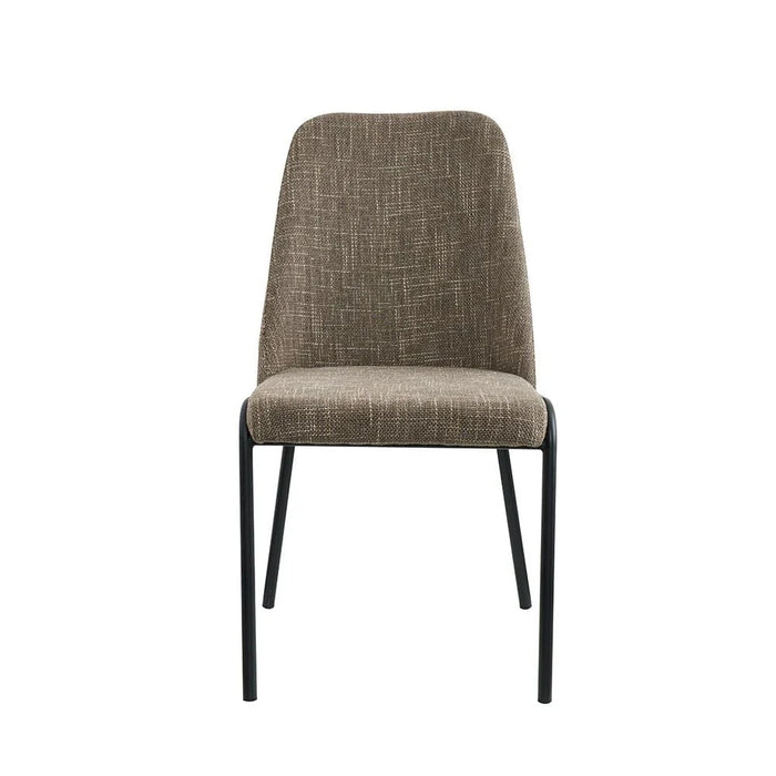 Agata Set of 2 Dining Chairs - Brown/Black - With 2-Year Warranty