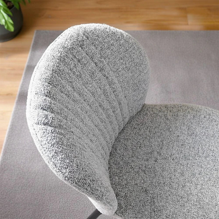 Davion Set of 2 Dining Chairs - Light Grey - With 2-Year Warranty