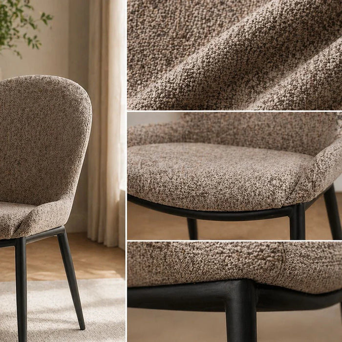 Flash Dining Chair - Set of 2 - Brown - With 2-Year Warranty