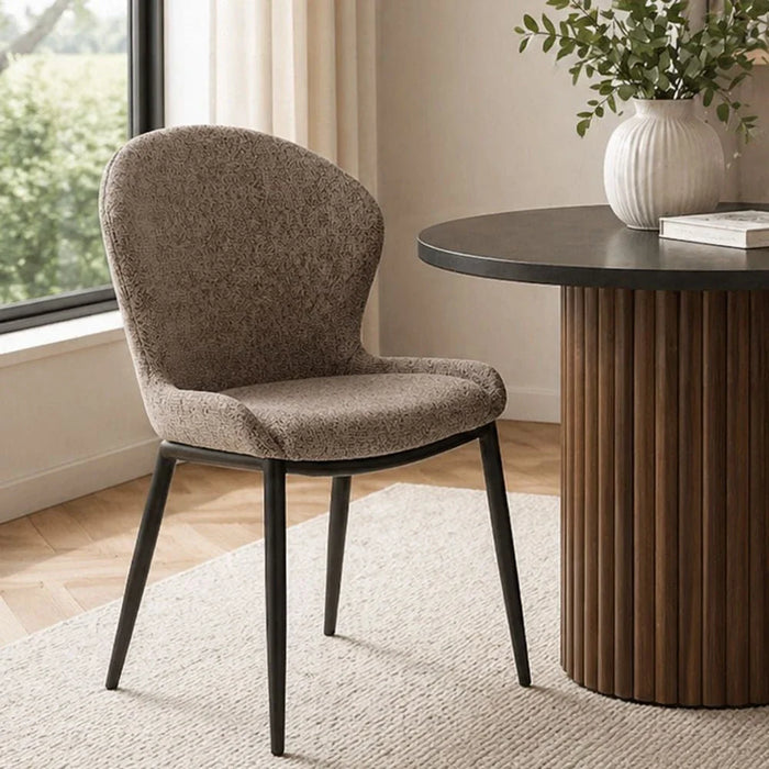 Flash Dining Chair - Set of 2 - Brown - With 2-Year Warranty