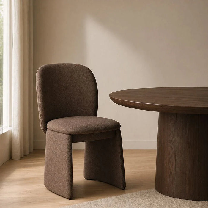 Namifir Set of 2 Dining Chairs - Dark Brown - With 2-Year Warranty