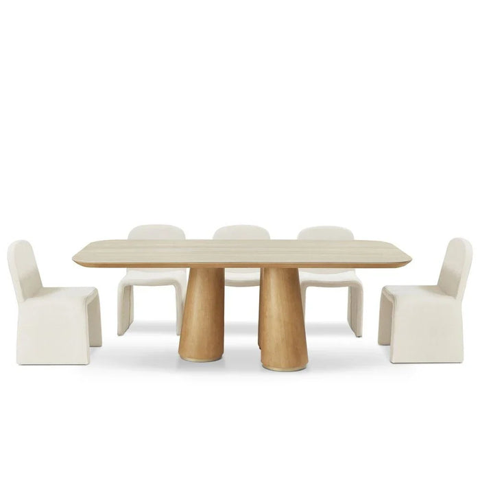Nordomi Dining Chair - Set of 2 - Cream - With 2-Year Warranty