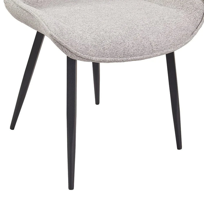 Wellington Dining Chair Set Of 2-Grey/Black