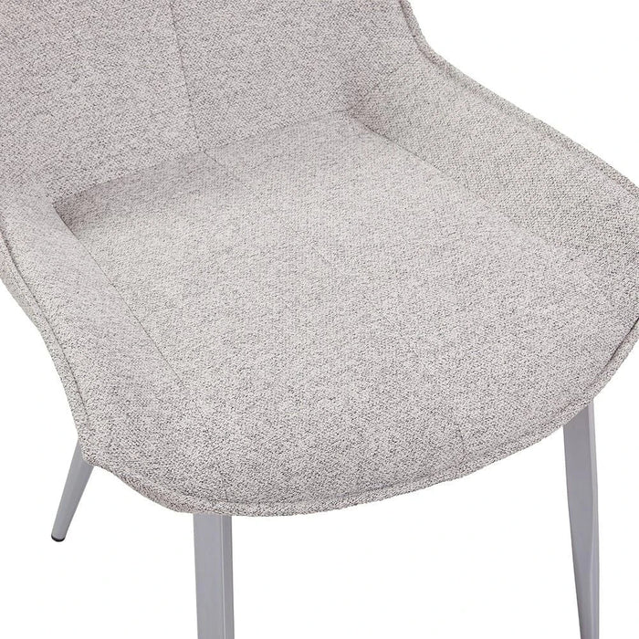 Wellington Dining Chair Set Of 2-Grey/Silver