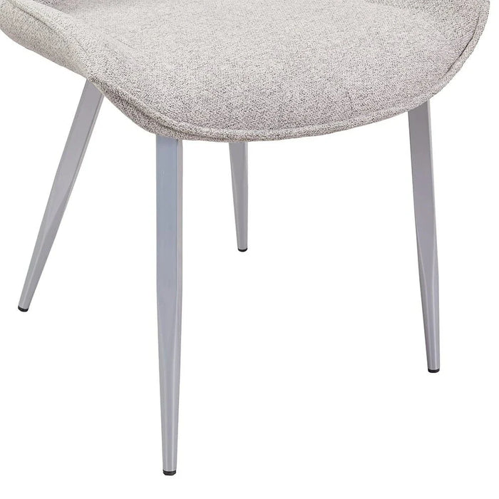 Wellington Dining Chair Set Of 2-Grey/Silver