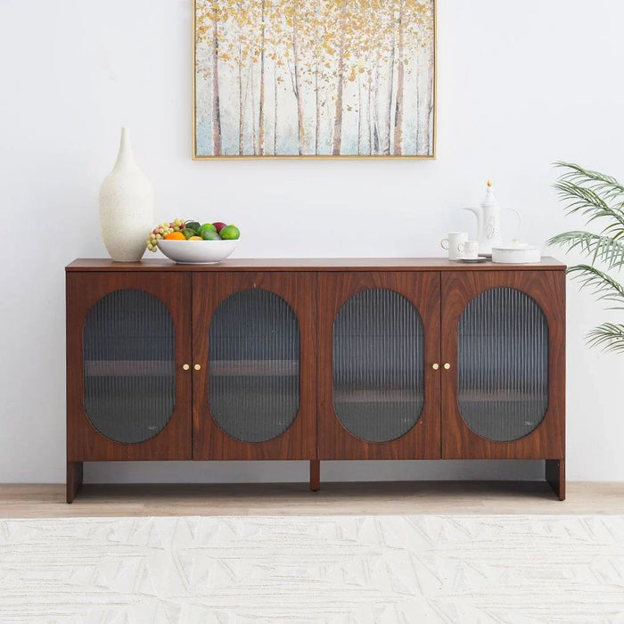 Azeron Buffet Cabinet-Brown-With 2-Year Warranty