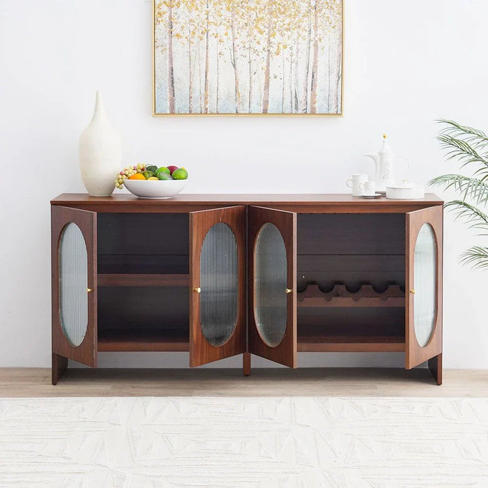 Azeron Buffet Cabinet-Brown-With 2-Year Warranty
